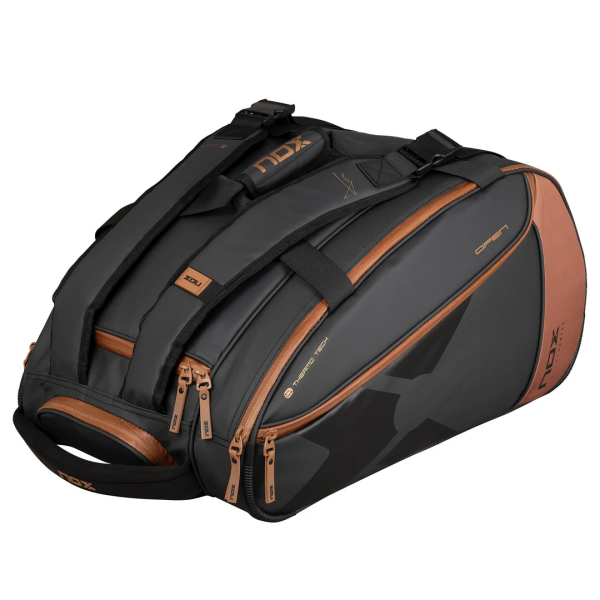 Nox Luxury Open Series Preto/Marrom PadelBag Nox Luxury Open Series Preto/Marrom PadelBag