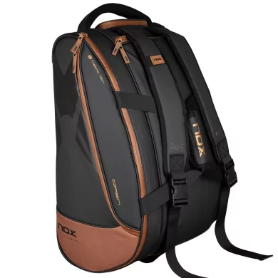 Nox Luxury Open Series Black/Brown PadelBag Nox Luxury Open Series Black/Brown PadelBag