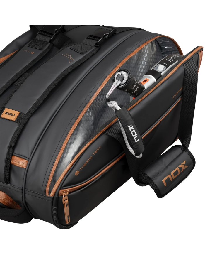 Nox Luxury Open Series Schwarz/Braun PadelBag