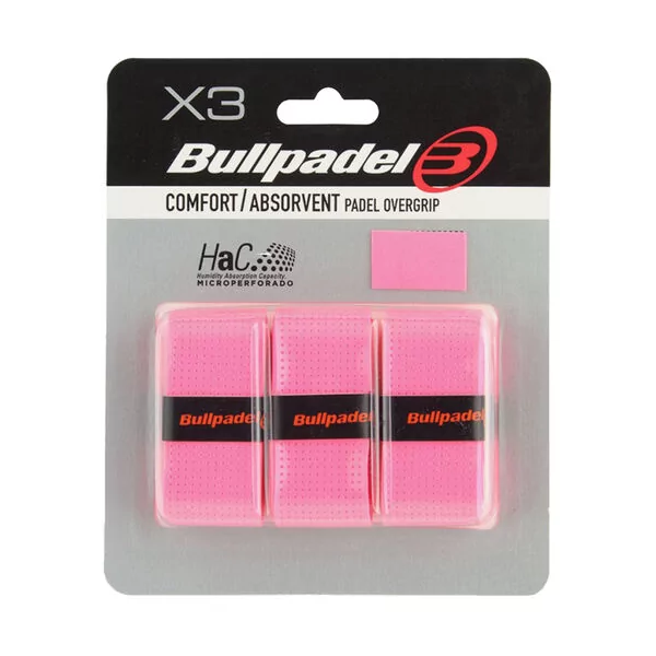 Overgrip Bullpadel GB-1201 Confort Rosa Overgrip Bullpadel GB-1201 Confort Rosa