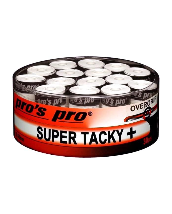 Overgrip Pro'sPro Super Tacky Blanco 30 piezas