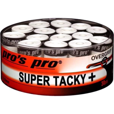 Overgrip Pro'sPro Super Tacky Branco 30 peças Overgrip Pro'sPro Super Tacky Branco 30 peças