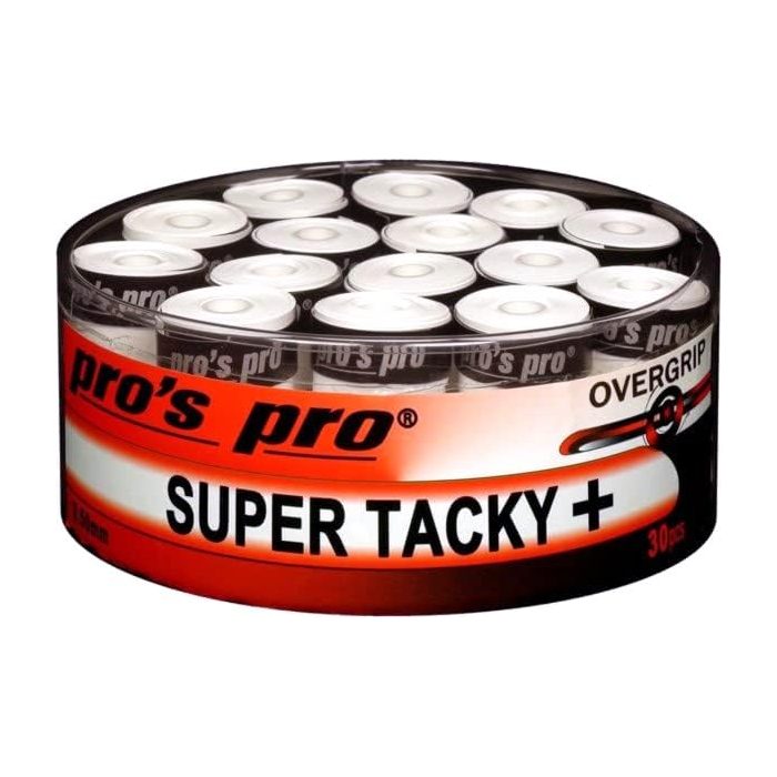 Overgrip Pro'sPro Super Tacky Bianchi 30 pezzi Overgrip Pro'sPro Super Tacky Bianchi 30 pezzi