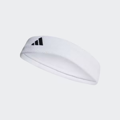 Adidas Weißes Tennis-Stirnband Adidas Weißes Tennis-Stirnband