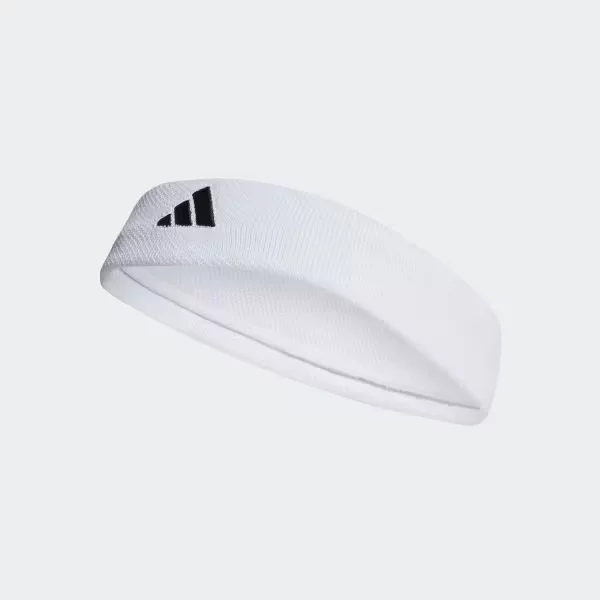 Adidas Weißes Tennis-Stirnband Adidas Weißes Tennis-Stirnband