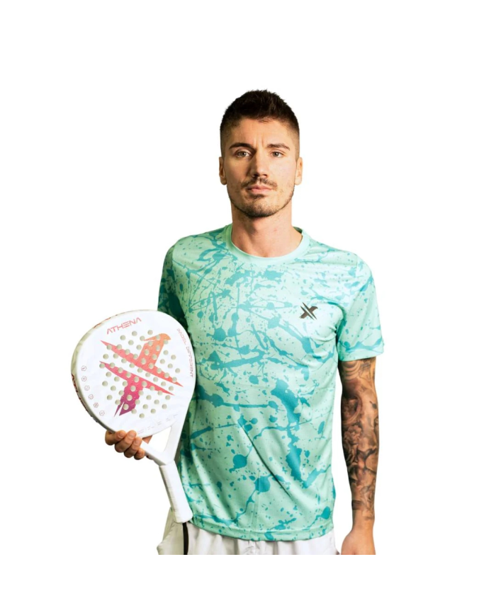 Tenax T-shirt Painted Green Uomo