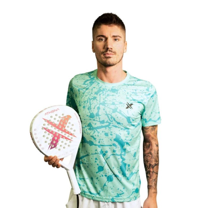 Tenax T-shirt Painted Green Uomo