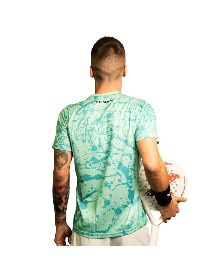 Tenax T-shirt Painted Green Uomo