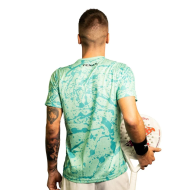 Tenax T-shirt Painted Green Uomo