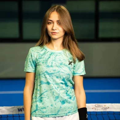 Tenax T-shirt Painted Green Donna Tenax T-shirt Painted Green Donna