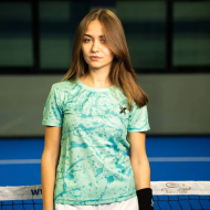 Tenax T-shirt Painted Green Donna