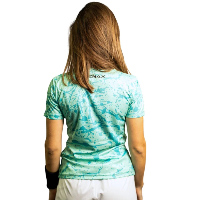 Tenax T-shirt Painted Green Donna
