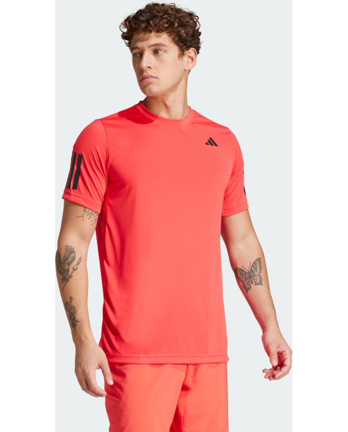 Adidas T-Shirt Club 3-Stripes Red