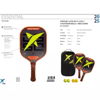 Drop Shot Pickleball Fortum 1.0 SET Drop Shot Pickleball Fortum 1.0 SET