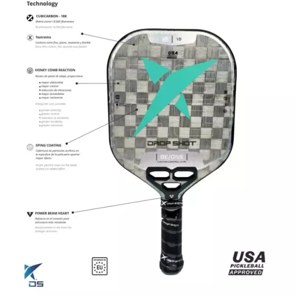 Drop Shot Pickleball Canyon Control 1.0 PK Drop Shot Pickleball Canyon Control 1.0 PK