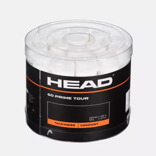 Head Overgrip Prime Tour White x60 Head Overgrip Prime Tour White x60