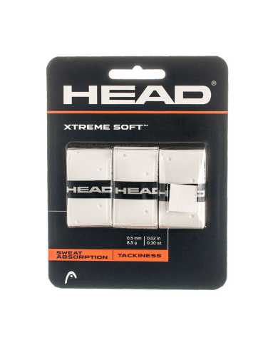 Head Extreme Soft Overgrip x3 White