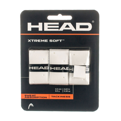Head Extreme Soft Overgrip x3 White
