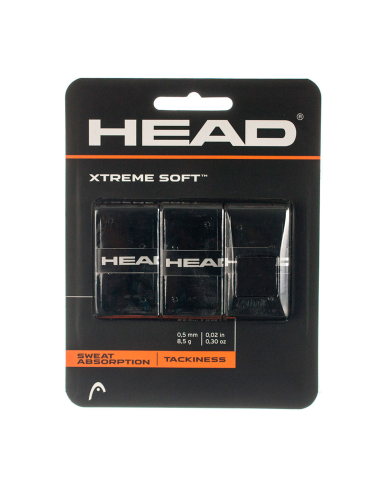 Head Extreme Soft Overgrip x3 Black