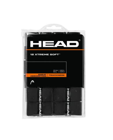 Head Extreme Soft Overgrip x12 Black