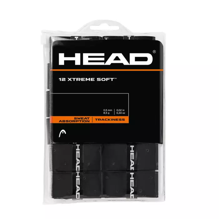 Head Extreme Soft Overgrip x12 Black
