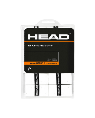 Head Extreme Soft Overgrip x12 White