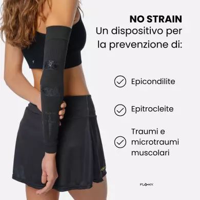 Floky Sleeve NO STRAIN Black Floky Sleeve NO STRAIN Black
