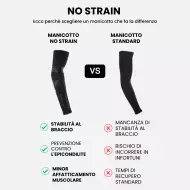 Floky Manicotto NO STRAIN Black|Fasce - Berretti - Polsini|Floky Floky Manicotto NO STRAIN Black|Fasce - Berretti - Polsini|Floky