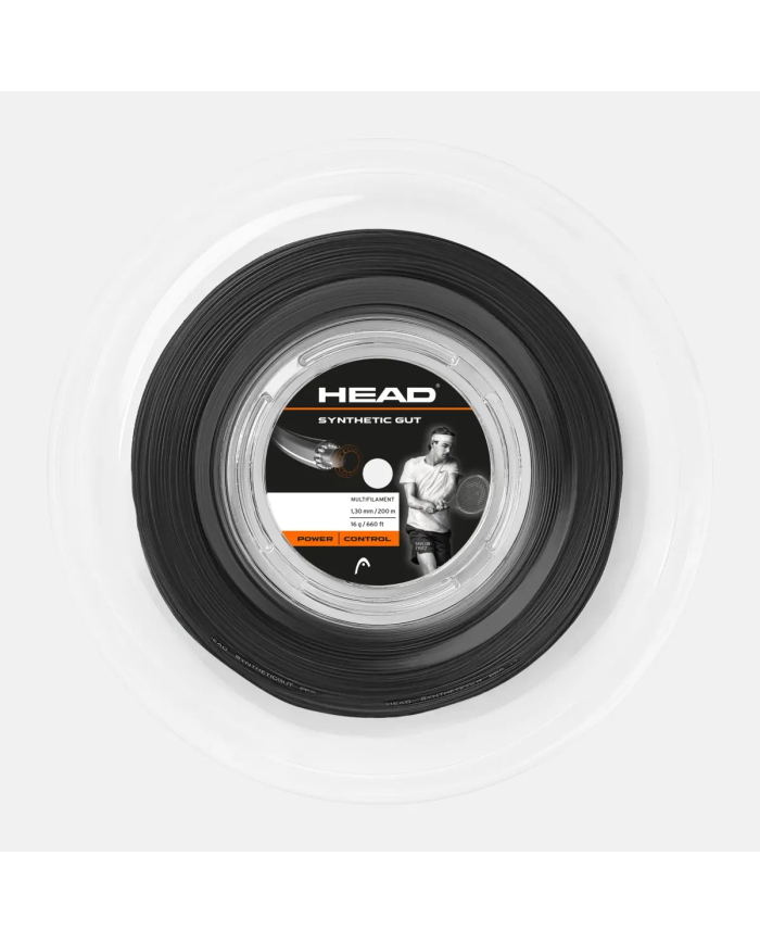 Corda Head Synthentic Gut 200M Black