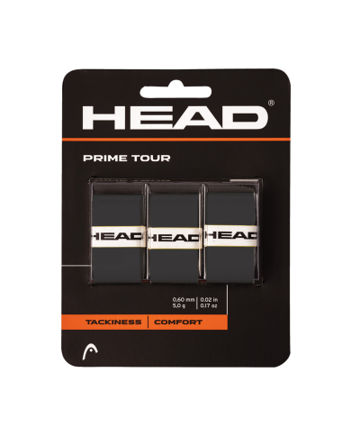 Head Prime Tour Overgrip x3 Black