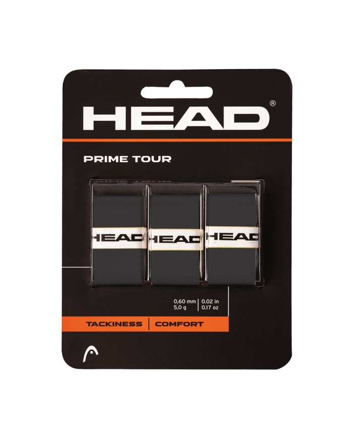 Head Prime Tour Overgrip x3 Black