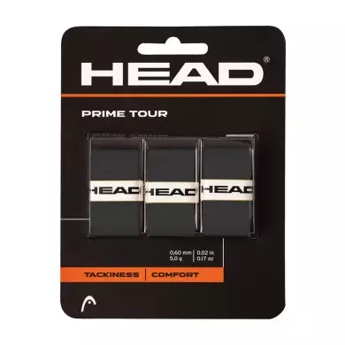 Head Prime Tour Overgrip x3 Black Head Prime Tour Overgrip x3 Black