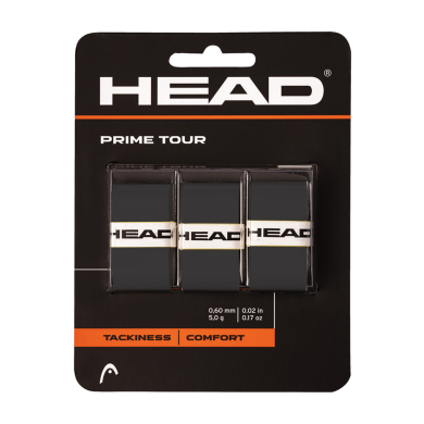 Head Prime Tour Overgrip x3 Black