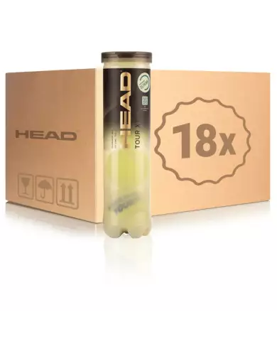 Scatola Palline Head Tennis Tour XT 4B - 36 tubi Scatola Palline Head Tennis Tour XT 4B - 36 tubi