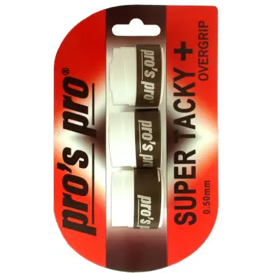 Overgrip Pro's Pro Super Tacky + x3 W Overgrip Pro's Pro Super Tacky + x3 W