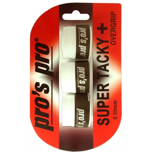Overgrip Pro's Pro Super Tacky + x3 W Overgrip Pro's Pro Super Tacky + x3 W