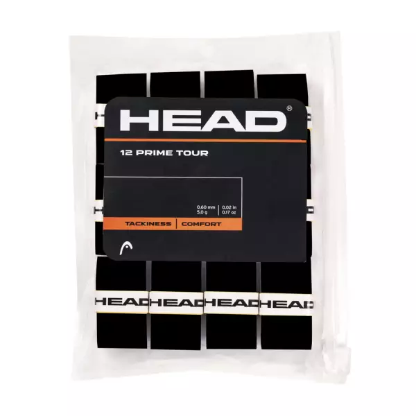 Head Prime Tour Overgrip x12 Black Head Prime Tour Overgrip x12 Black