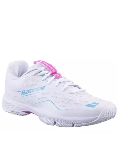 Scarpe Babolat Sensa Rise Woman White Pink Scarpe Babolat Sensa Rise Woman White Pink