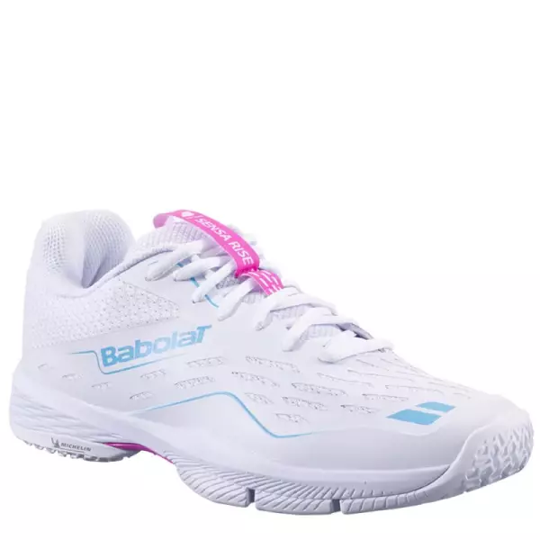 Scarpe Babolat Sensa Rise Woman White Pink Scarpe Babolat Sensa Rise Woman White Pink