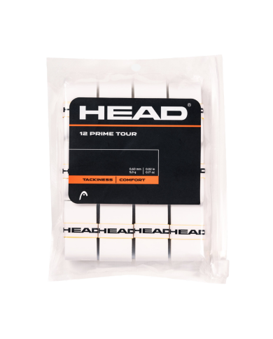 Head Prime Tour Overgrip x12 White