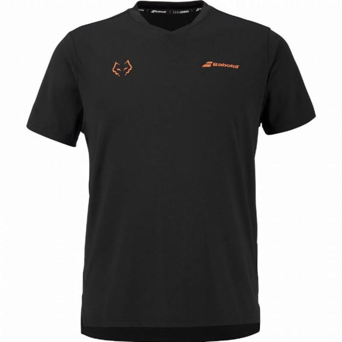 Babolat T-shirt Crew Ncek Tee JL Black