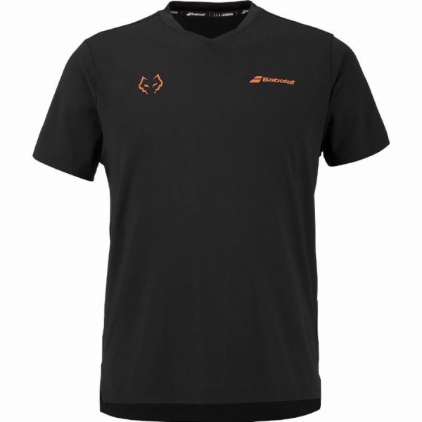 Babolat T-shirt Crew Ncek Tee JL Black