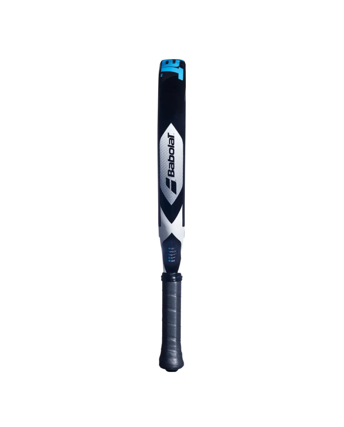 Babolat Air Veron 2.6 2026, maillot nero-bianco, mazza da baseball/softball con grip nero e logo Babolat lungo il bastone.