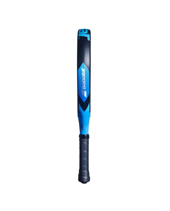 mazza da baseball Babolat Air Vertuo 2.6 2026, blu-nero, impugnatura nera, grafica con logo Babolat lungo tutta la pala.