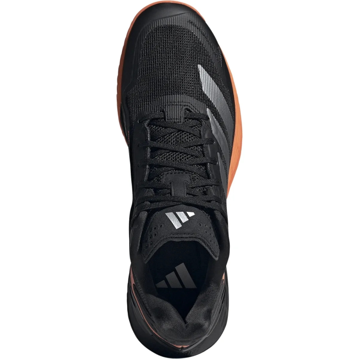 Shoes Tennis Adidas Defiant Speed 2 Black/Orange|Scarpe Padel|Adidas