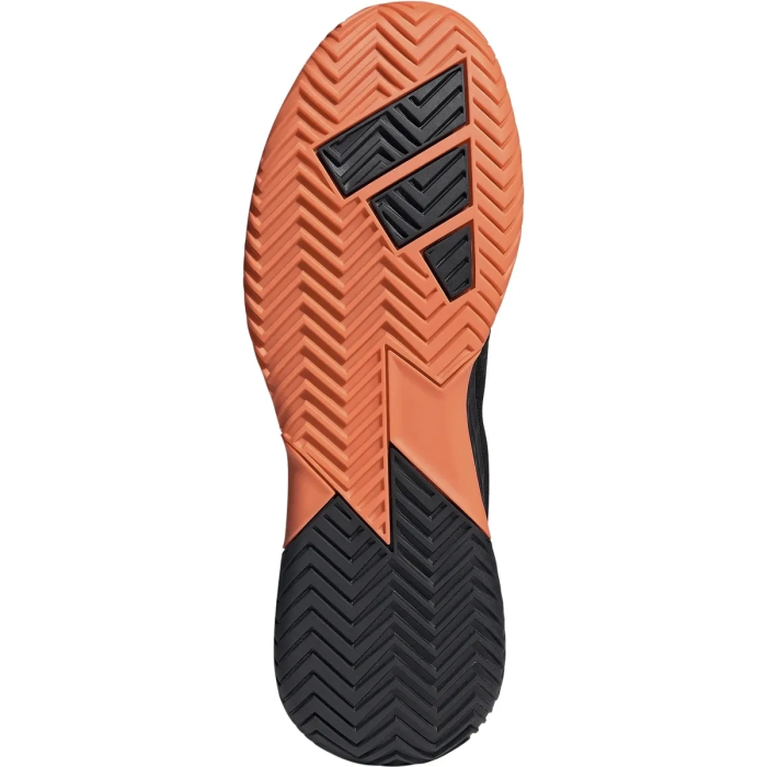 Shoes Tennis Adidas Defiant Speed 2 Black/Orange|Scarpe Padel|Adidas