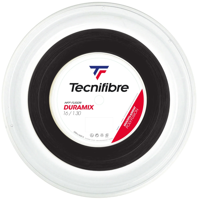 Tecnifibre Corda Duramix HD Black 200M|Multifilamento|Tecnifibre