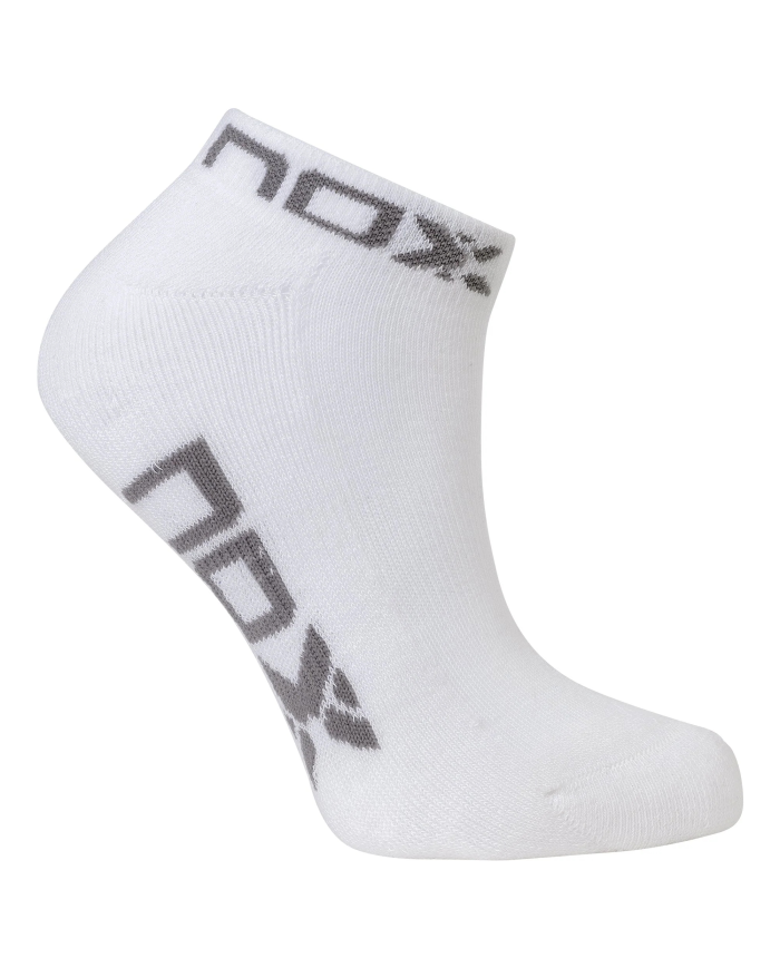 Calzini Nox Pinkies Woman White/Grey