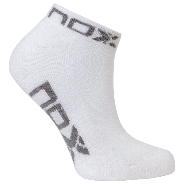 Socks Nox Pinkies Woman White/Grey