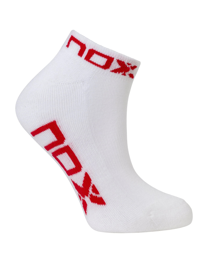 Calzini Nox Pinkies Woman White/Red